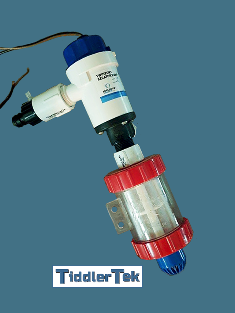 T20 20 Gallon Vertical Filter Bait Tank